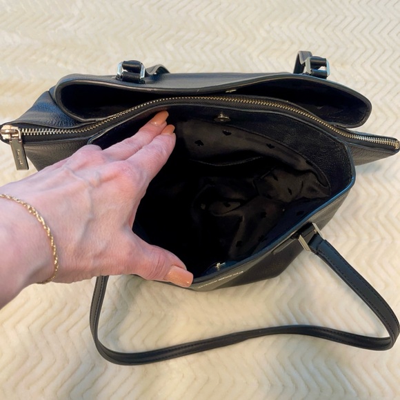 Kate Spade Black Pebbled Leather Shoulder Bag - Picture 10 of 12